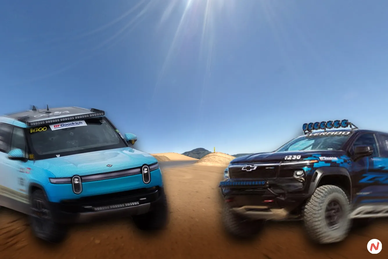 EVs Conquer Dirt at Mint 400: Chevy Silverado EV vs. Rivian R1T