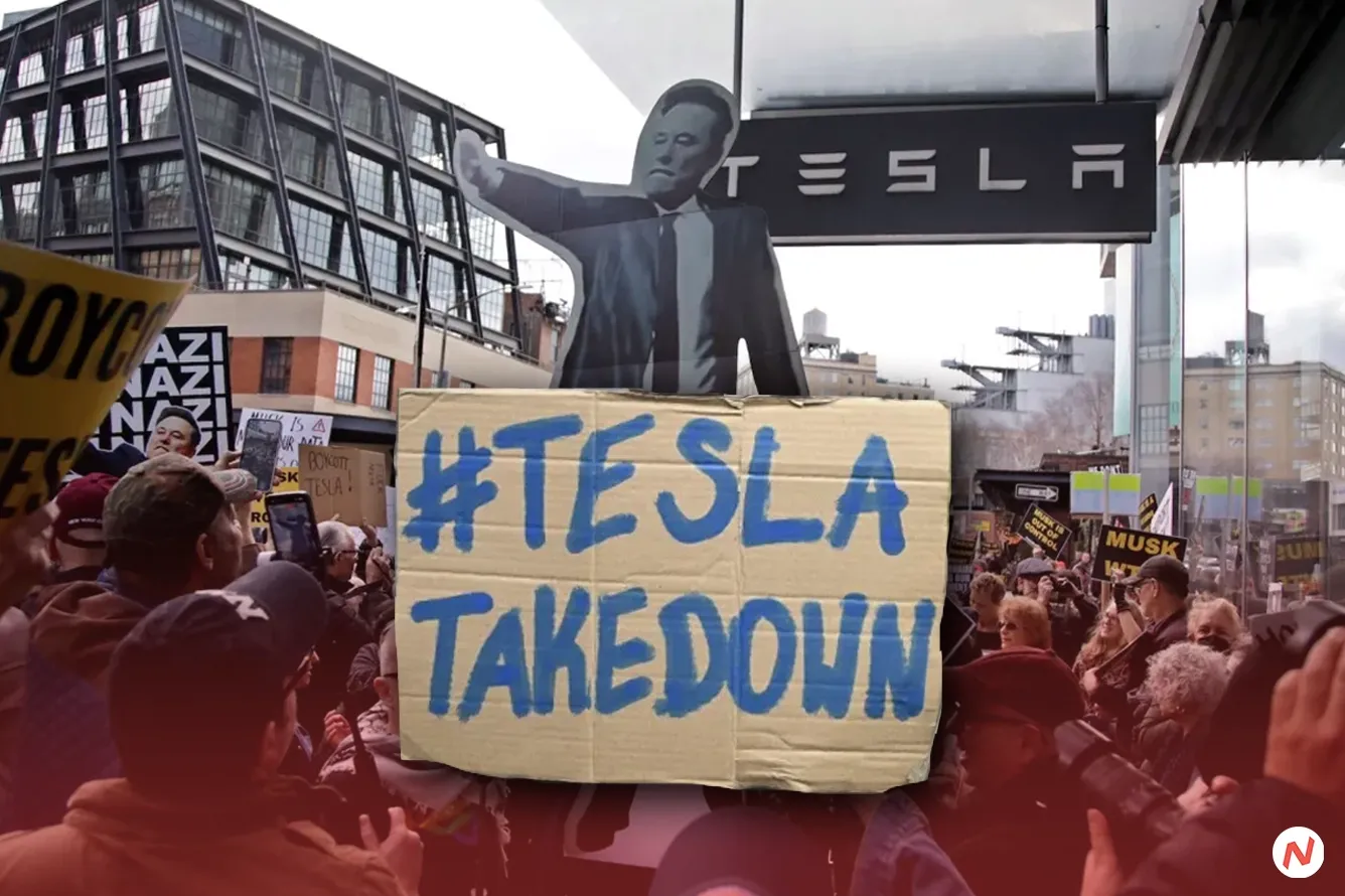 "As Tesla Protests Spread Globally, So Does Official Backlash"